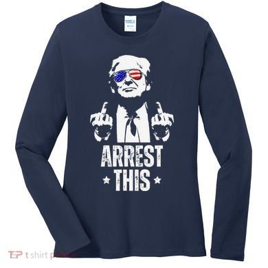 Arrest This Trump Fingers Pro Trump Women's Long Sleeve Shirt