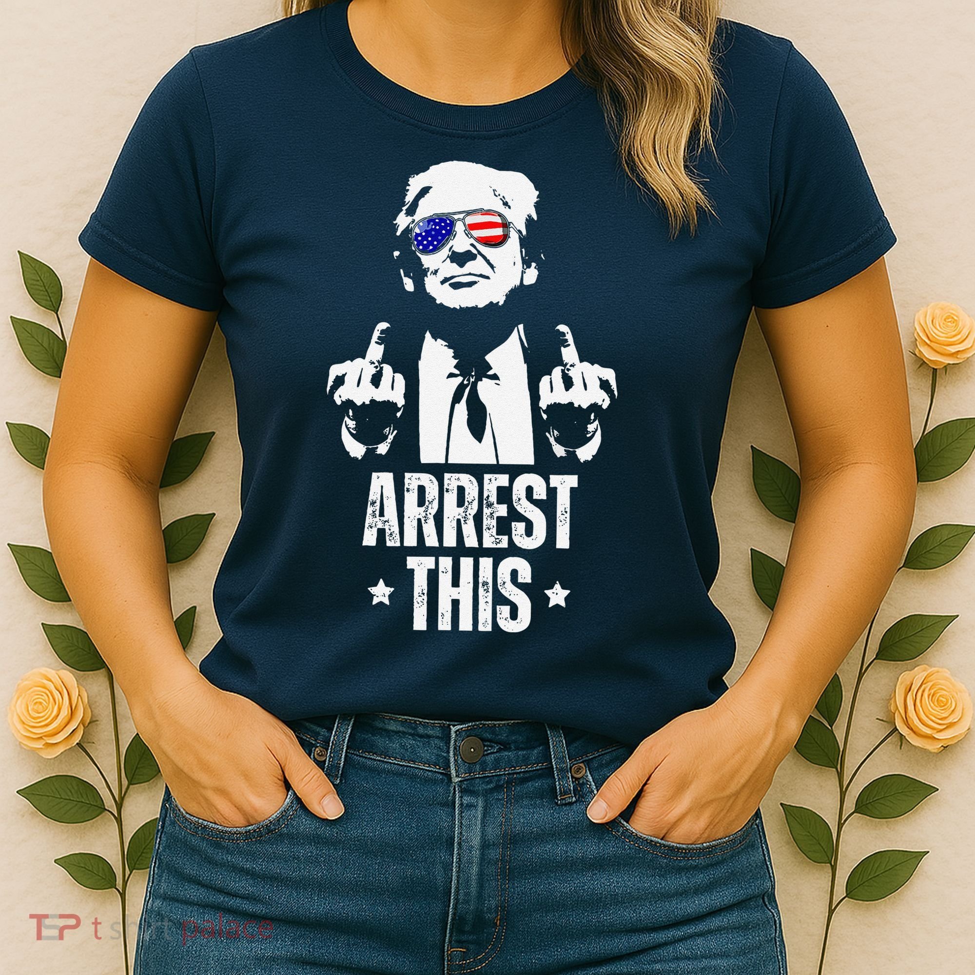 Arrest This Trump Fingers Pro Trump Women's T-Shirt