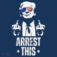 Arrest This Trump Fingers Pro Trump Kids Sweatshirt thumb 2