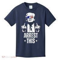 Arrest This Trump Fingers Pro Trump Kids T-Shirt thumb 0