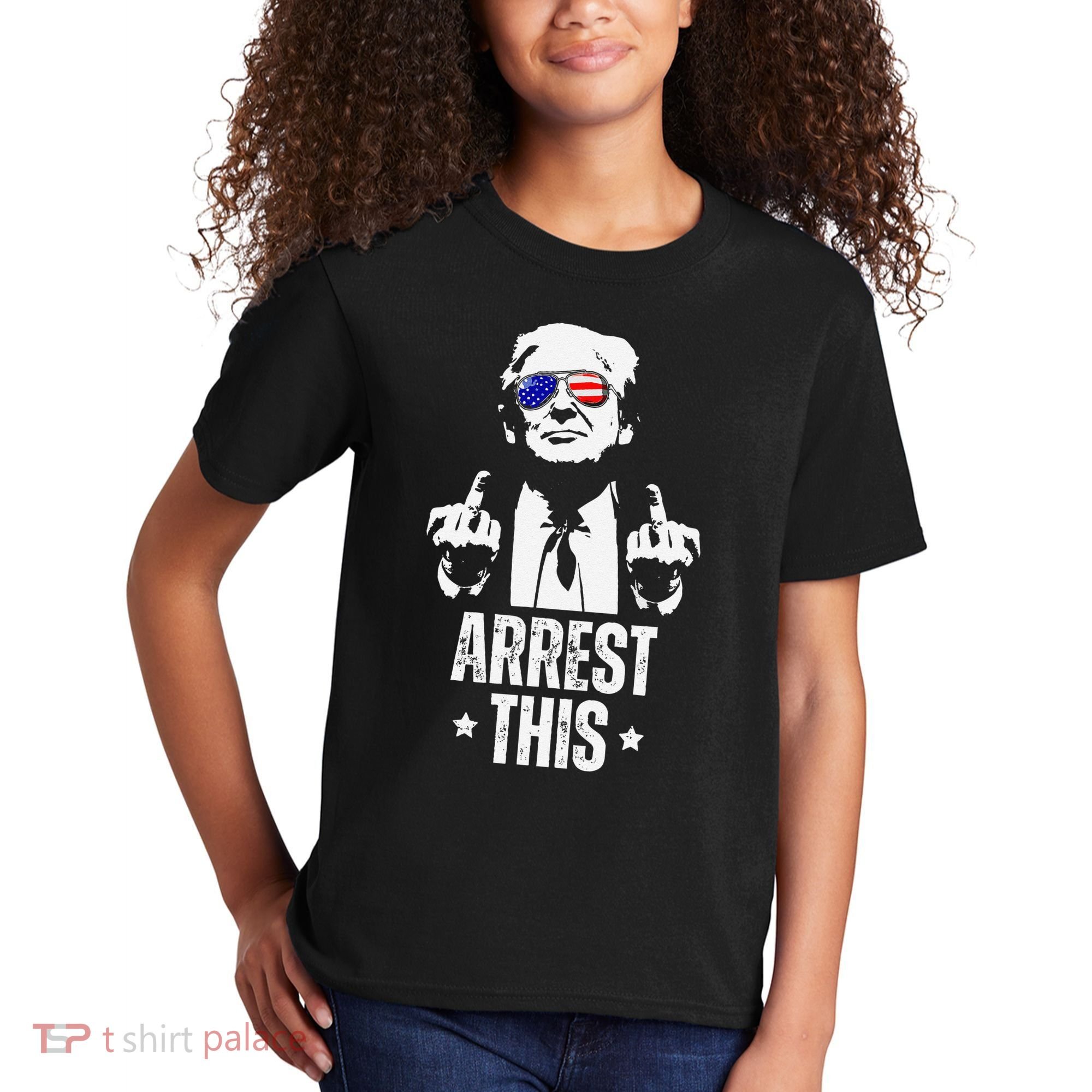Arrest This Trump Fingers Pro Trump Kids T-Shirt