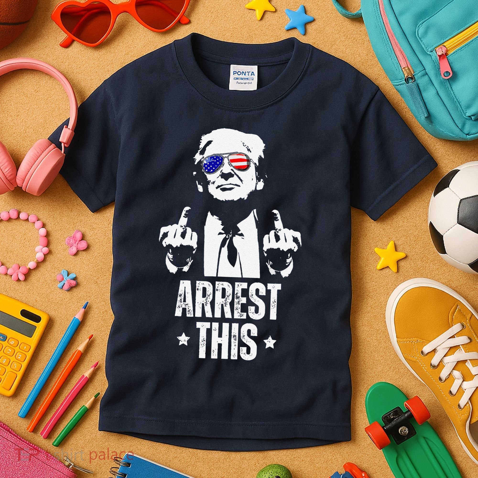 Arrest This Trump Fingers Pro Trump Kids T-Shirt