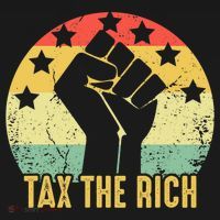 Aoc Tax The Rich Anti Capitalist Political Ornament thumb 1