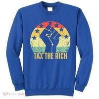 Aoc Tax The Rich Anti Capitalist Political Sweatshirt thumb 0
