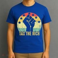 Aoc Tax The Rich Anti Capitalist Political T-Shirt thumb 3