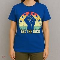 Aoc Tax The Rich Anti Capitalist Political T-Shirt thumb 4