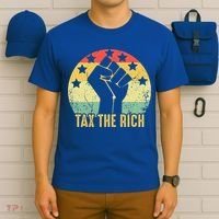 Aoc Tax The Rich Anti Capitalist Political T-Shirt thumb 6