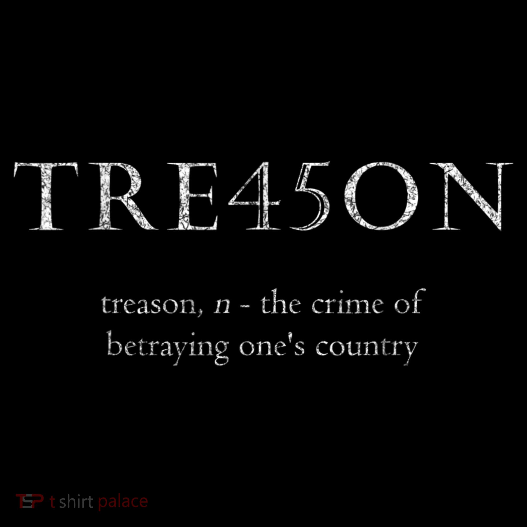 Anti Trump Treason TRE45ON Distressed Impeach Coffee Mug