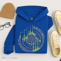 Always Take The Scenic Route Camping Travel Adventure Hoodie thumb 4