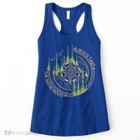 Always Take The Scenic Route Camping Travel Adventure Women's Tank Top thumb 0