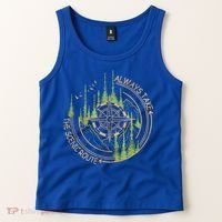 Always Take The Scenic Route Camping Travel Adventure Tank Top thumb 2