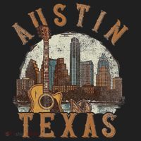 Austin Texas Tx Guitar Skyline Tumbler thumb 3