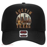 Austin Texas Tx Guitar Skyline Hat thumb 0