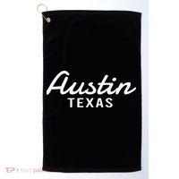 Austin Texas Throwback Golf Towel thumb 0