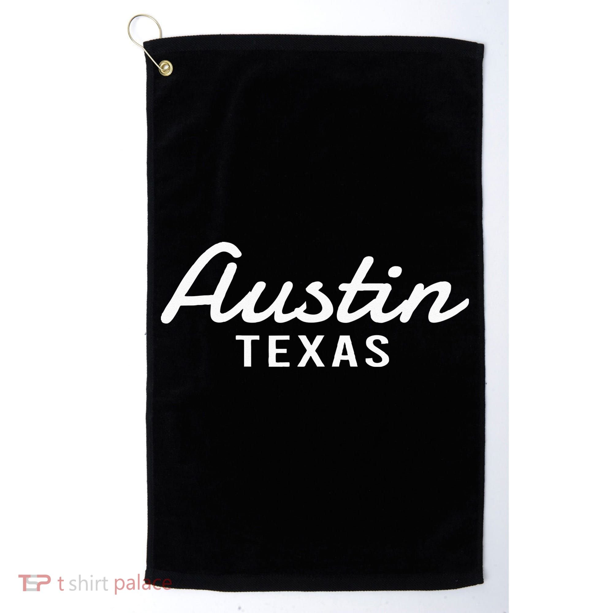 Austin Texas Throwback Golf Towel