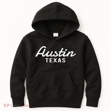 Austin Texas Throwback Kids Hoodie