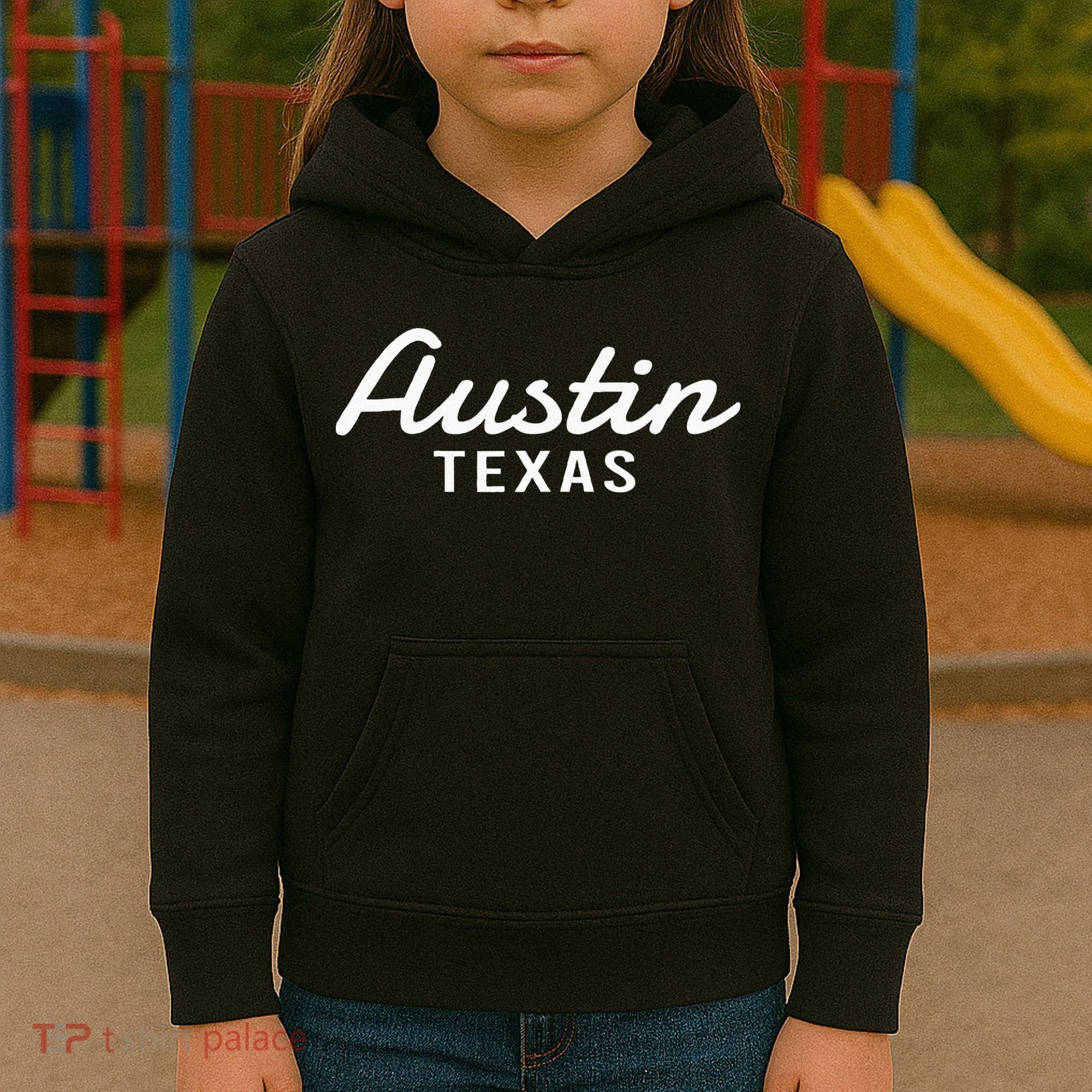 Austin Texas Throwback Kids Hoodie