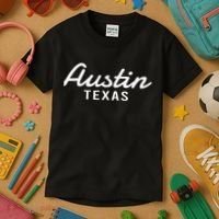 Austin Texas Throwback Kids T-Shirt thumb 3
