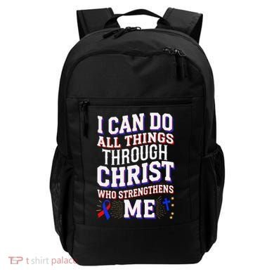 All Things Through Christ Congenital Heart Defect Awareness Backpack