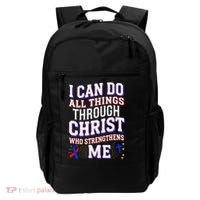 All Things Through Christ Congenital Heart Defect Awareness Backpack thumb 0