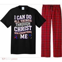 All Things Through Christ Congenital Heart Defect Awareness Pajama Set thumb 0
