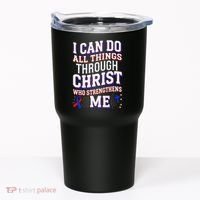 All Things Through Christ Congenital Heart Defect Awareness Tumbler thumb 0