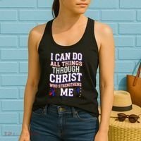 All Things Through Christ Congenital Heart Defect Awareness Women's Tank Top thumb 2