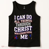 All Things Through Christ Congenital Heart Defect Awareness Tank Top thumb 2