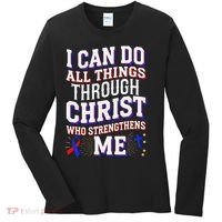 All Things Through Christ Congenital Heart Defect Awareness Women's Long Sleeve Shirt thumb 0