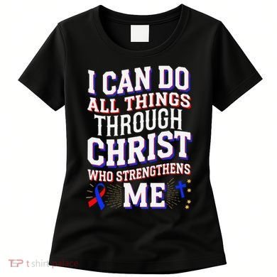 All Things Through Christ Congenital Heart Defect Awareness Women's T-Shirt