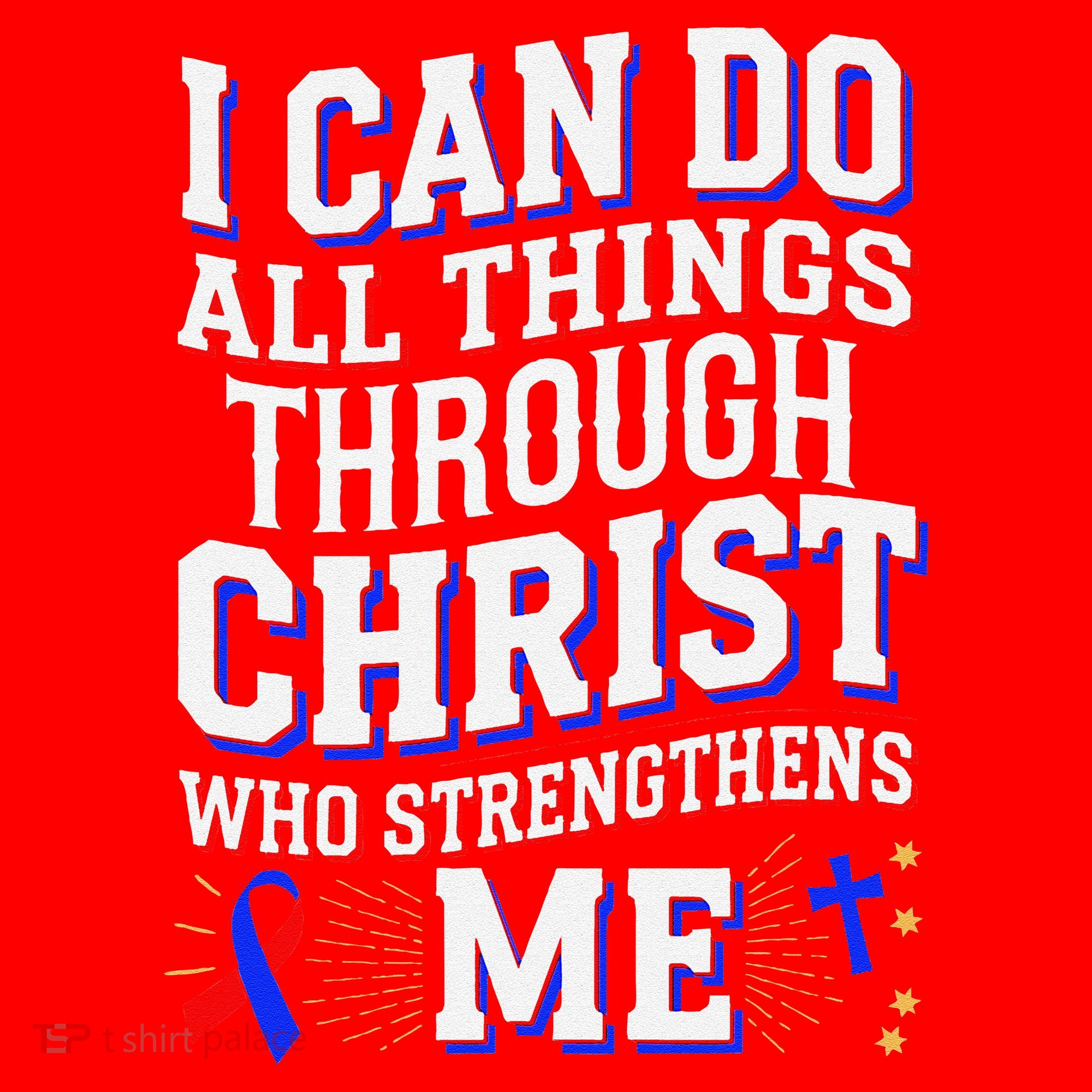 All Things Through Christ Congenital Heart Defect Awareness Santa Hat
