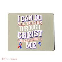 All Things Through Christ Congenital Heart Defect Awareness Mousepad thumb 0