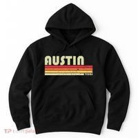 Austin Tx Texas Funny City Home Roots Gift Retro 70s 80s Hoodie thumb 0