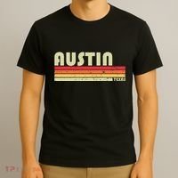 Austin Tx Texas Funny City Home Roots Gift Retro 70s 80s T-Shirt thumb 3