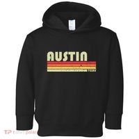 Austin Tx Texas Funny City Home Roots Gift Retro 70s 80s Toddler Hoodie thumb 0