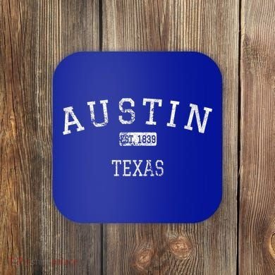 Austin Texas Tx Vintage Coaster