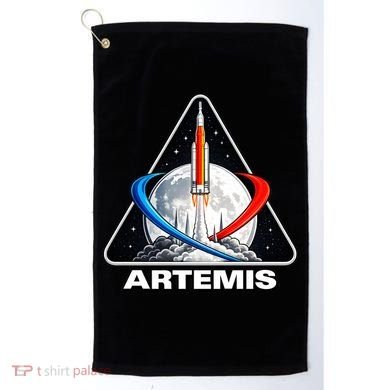 Artemis To The Moon Golf Towel