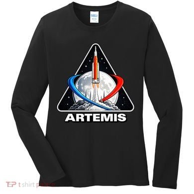 Artemis To The Moon Women's Long Sleeve Shirt