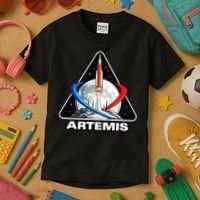 Artemis To The Moon Kids T-Shirt thumb 3