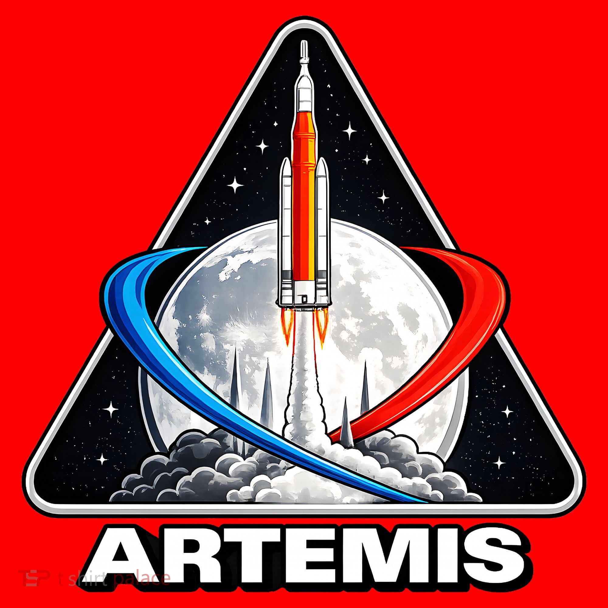 Artemis To The Moon Santa Hat