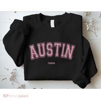 Austin Texas Tx Varsity Style On Austin Sweatshirt thumb 2