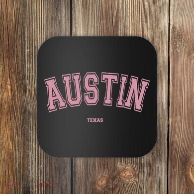 Austin Texas Tx Varsity Style On Austin Coaster