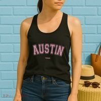Austin Texas Tx Varsity Style On Austin Women's Tank Top thumb 2
