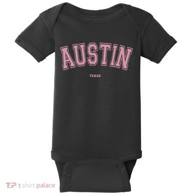 Austin Texas Tx Varsity Style On Austin Baby Bodysuit
