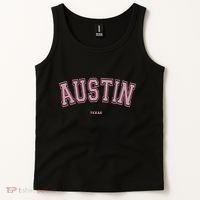 Austin Texas Tx Varsity Style On Austin Tank Top thumb 2