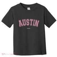 Austin Texas Tx Varsity Style On Austin Toddler T-Shirt thumb 0