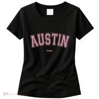 Austin Texas Tx Varsity Style On Austin Women's T-Shirt thumb 0