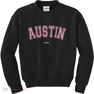 Austin Texas Tx Varsity Style On Austin Kids Sweatshirt