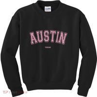 Austin Texas Tx Varsity Style On Austin Kids Sweatshirt thumb 0