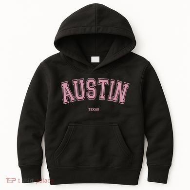 Austin Texas Tx Varsity Style On Austin Kids Hoodie